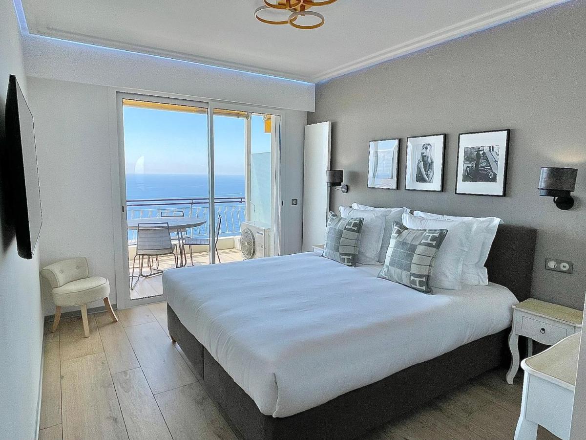 Mybluevista Luxury Panoramic Sea View Apartments Cap D Ail Near Monaco Cap-d'Ail Eksteriør billede